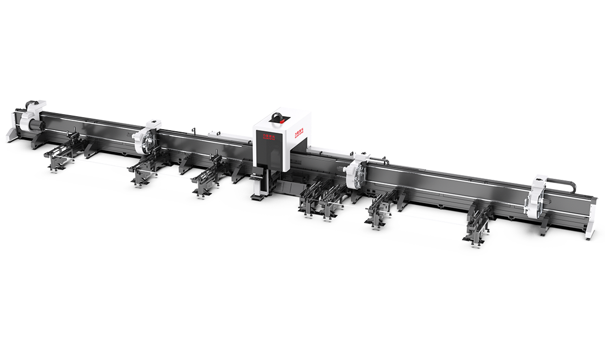 ns四卡盘重型管材激光切割机